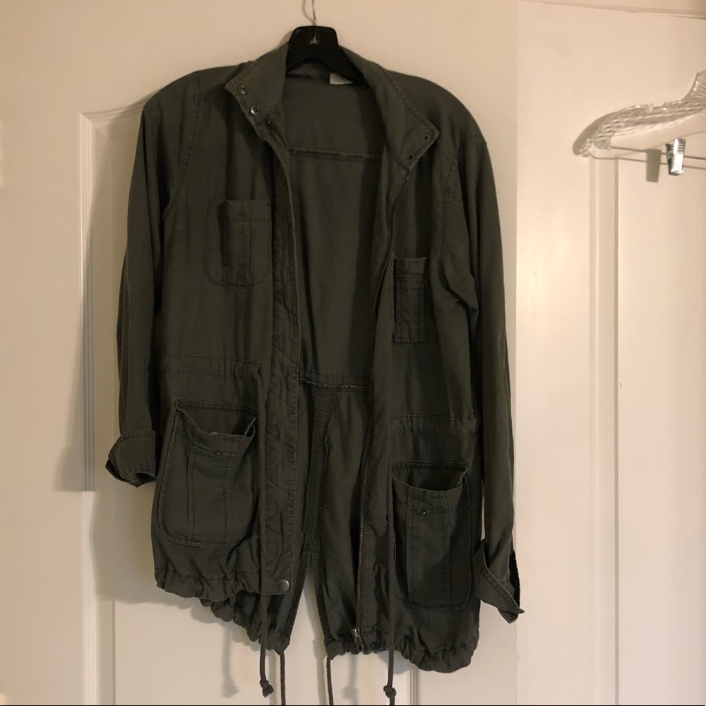 Army green jacket